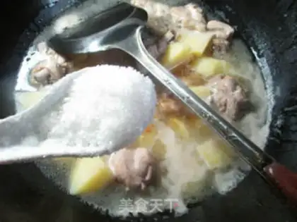 Make Potato chicken step 7