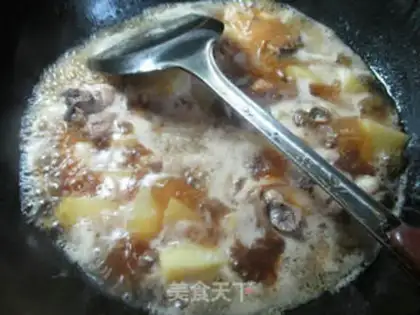 Make Potato chicken step 8