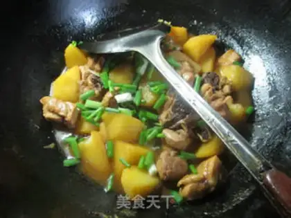 Make Potato chicken step 9