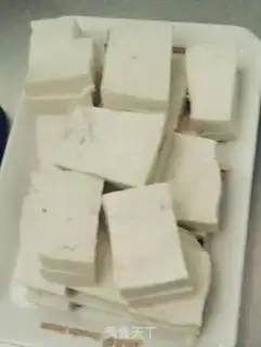 Make Cheese juice tofu step 1