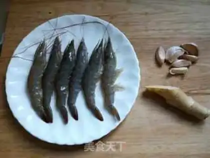 Make Garlic shrimp step 0
