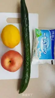 Make Yogurt lemon cucumber salad step 0