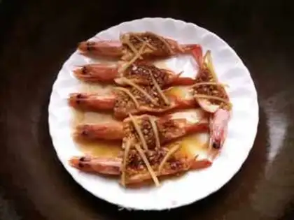 Make Garlic shrimp step 6