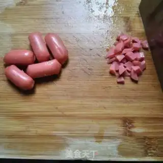 Make Sausage fried eggs step 1