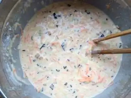 Make Carrot eggcake step 19