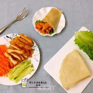 Make Old Beijing chicken roll step 11