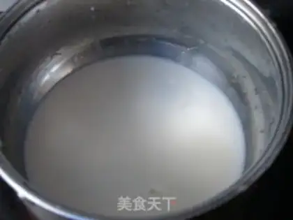 Make White chocolate ice cream step 2