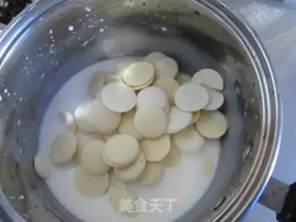 Make White chocolate ice cream step 3