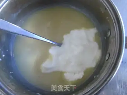 Make White chocolate ice cream step 7