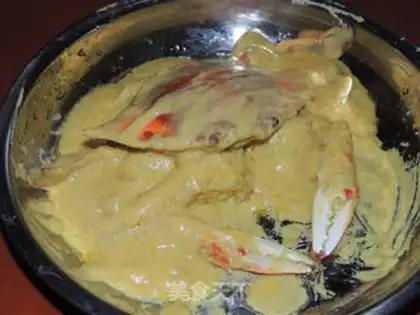 Make Curry crabs step 8