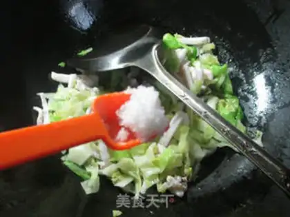 Make Squid and cabbage step 7