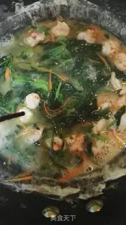 Make Shrimp hand noodles step 8
