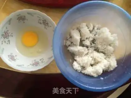 Make ♪ Flowers, eggs, rice ♪ step 2