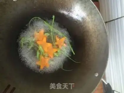 Make ♪ Flowers, eggs, rice ♪ step 3