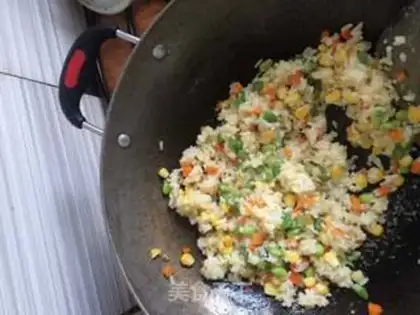 Make ♪ Flowers, eggs, rice ♪ step 5
