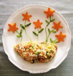 Make ♪ Flowers, eggs, rice ♪ step 7