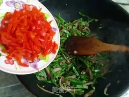 Make Fried bean silk step 13