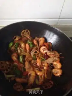 Make Spicy shrimp step 3
