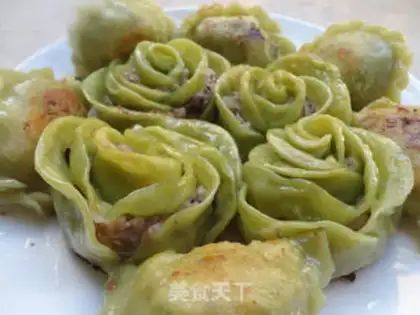 Make Rose dumplings step 13