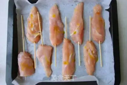 Make Chicken string vegetable salad step 3
