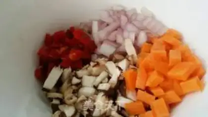 Make Cheese rice step 1