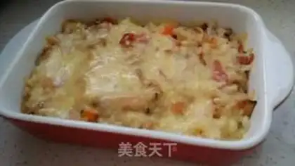 Make Cheese rice step 5