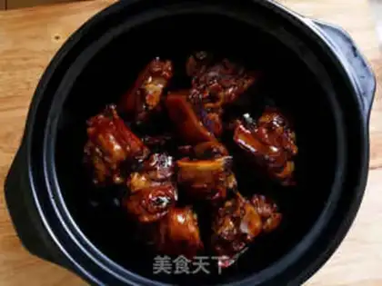 Make Red burning pig hoof step 4