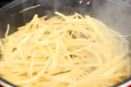 Make Spicy potato chicken step 7