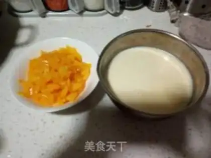 Make Peach omelet step 4