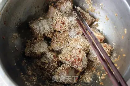 Make The fragrance evaporated ribs step 8