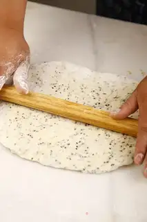 Make Red bean toast step 1