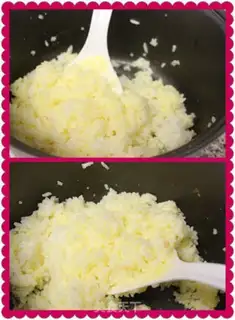 Make Beef egg fried rice step 2