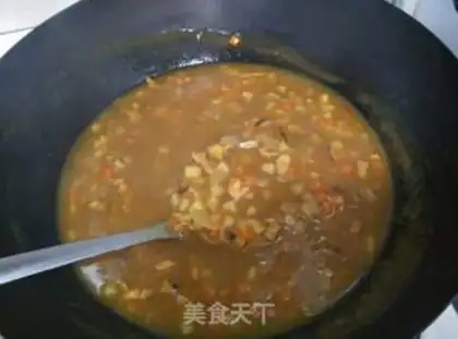 Make Curry chicken lids step 6
