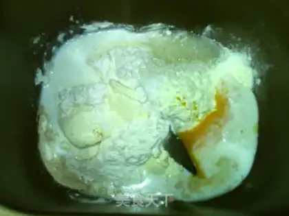 Make Almond cream cheese snack step 1