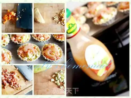 Make Simple little pizza step 1