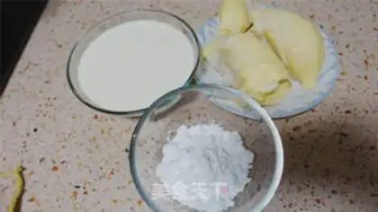 Make The durian cake step 9