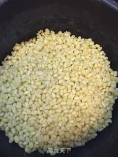 Make Green bean cake step 1