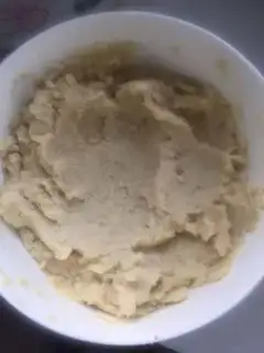 Make Green bean cake step 2