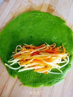 Make Emerald egg burrito step 12