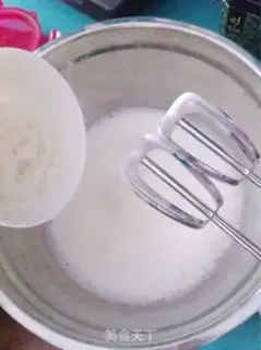 Make Blueberry cream cake step 6
