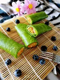 Make Emerald egg burrito step 14