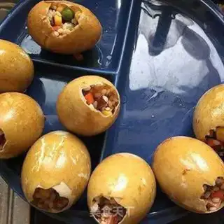 Make Five-coloured rice eggs step 4
