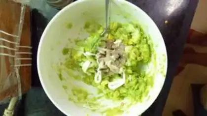Make Cream salad sandwich step 1