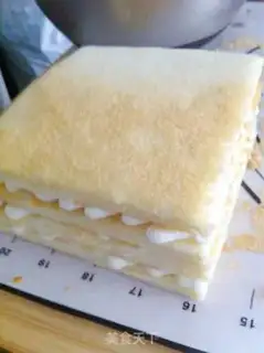 Make Blueberry cream cake step 15