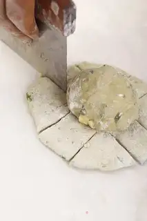 Make A pineapple bread step 7