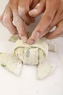 Make A pineapple bread step 8