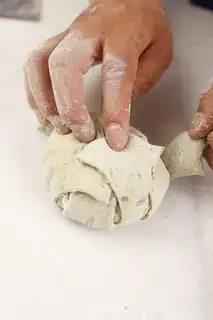 Make A pineapple bread step 9