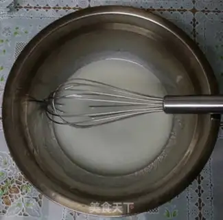 Make The cranberry cotton cake step 4