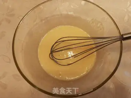 Make Gold coconut ball step 1