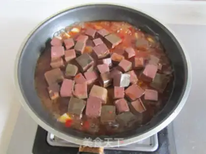Make Duck-blooded beans step 4
